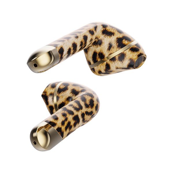 Bezdrôtové slúchadlá so škatuľkou Happy Plugs Air 1 Leopard-image-3