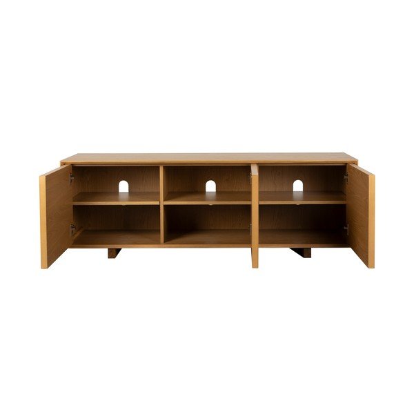 TV stolík z jaseňového dreva v prírodnej farbe 160x54x42 cm Raster – Zuiver-image-2