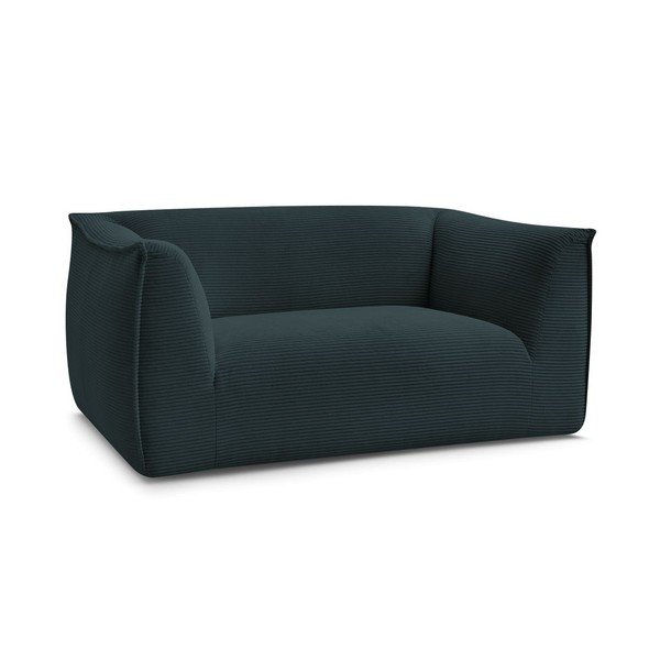 Tmavomodrá menčestrová pohovka 170 cm Giorgia – Bobochic Paris-image-3