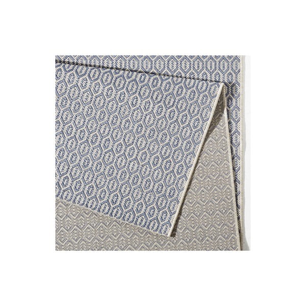 Modrý vonkajší koberec NORTHRUGS Coin, 140 x 200 cm-image-3