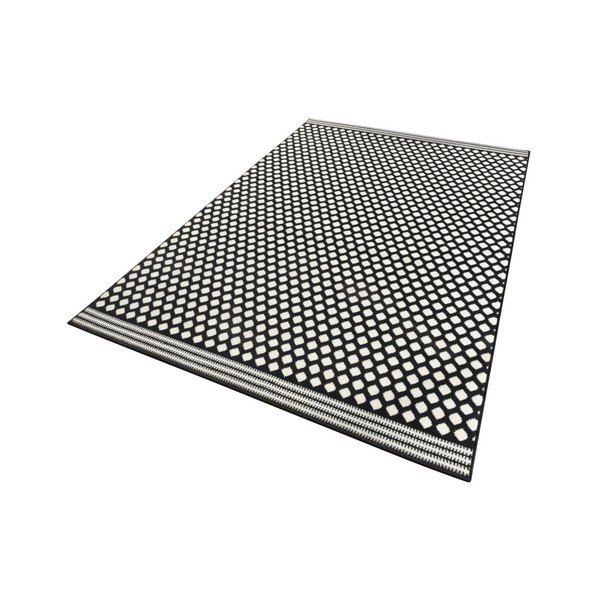 Čierno-biely koberec Zala Living Spot, 70 × 140 cm-image-1