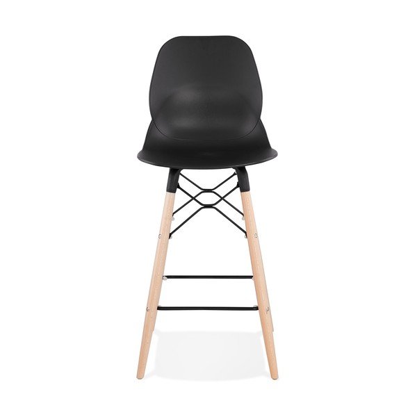 Čierna barová stolička Kokoon Marcel Mini, výška sedu 68 cm-image-1