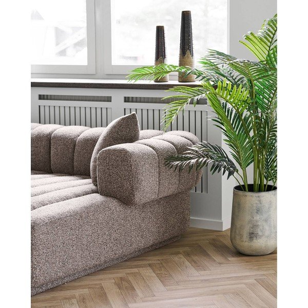 Hnedá keramická vysoká váza (výška  48 cm) – House Nordic-image-4