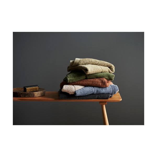 Tmavosivý froté bavlnený uterák 50x100 cm Line – Södahl-image-3