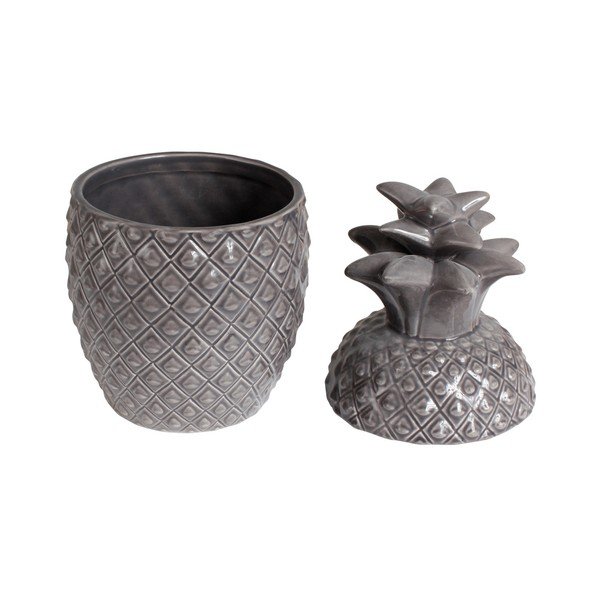 Dóza s poklopom Côté Table Banana Grey-image-1