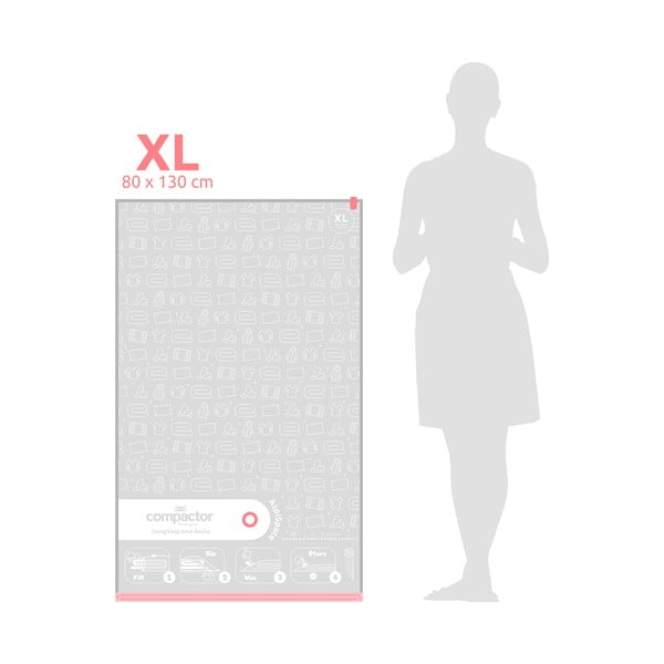 Vákuové vrecia v súprave 3 ks Vacuum XL – Compactor-image-3