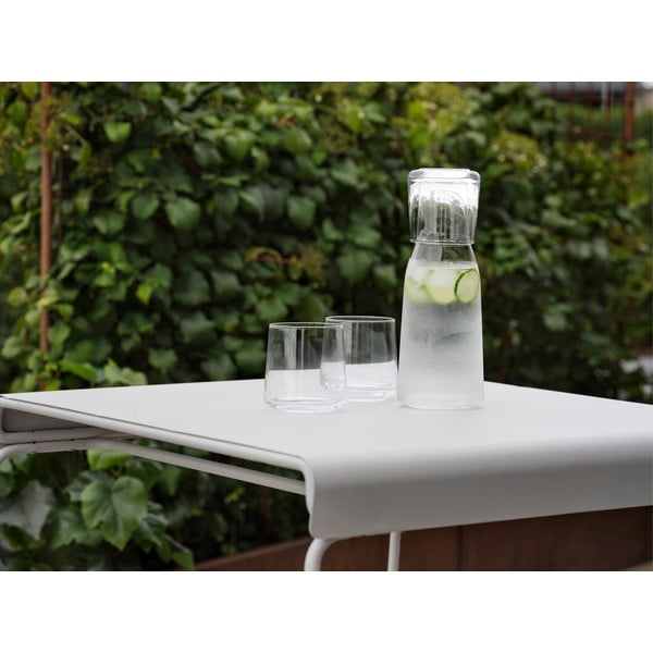 Biely kovový jedálenský stôl 58x75 cm A-Café – Zone-image-1