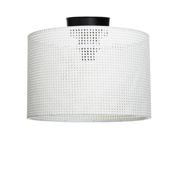 Krémové stropné svietidlo s textilným tienidlom ø 30 cm Goza – Squid Lighting