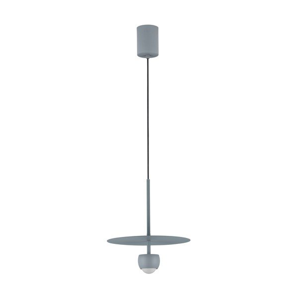 Sivomodré hliníkové LED závesné svietidlo ø 30 cm Edem – Nova Luce