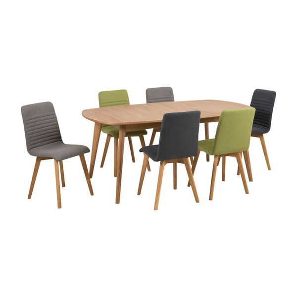 Sada 2 svetlosivých jedálenských stoličiek Actona Arosa-image-3