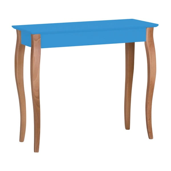 Modrý konzolový stolík Ragaba Lillo, šírka 85 cm