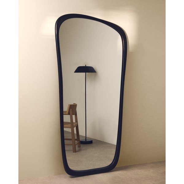 Nástenné zrkadlo s dreveným rámom 94,5x192 cm Alura – Kave Home-image-1