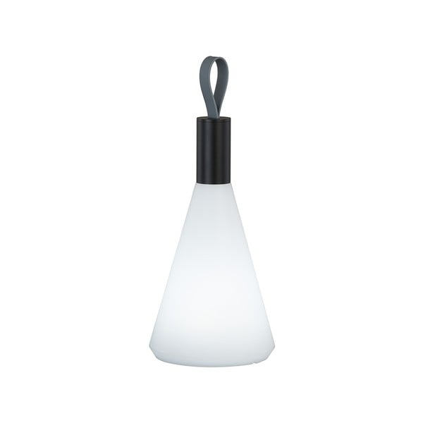 Bielo-čierna LED stolová lampa (výška 31,5 cm) Prian – Fischer &amp; Honsel