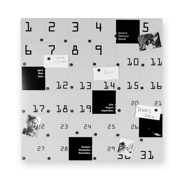 Magnetický kalendár Remember, 80x80 cm