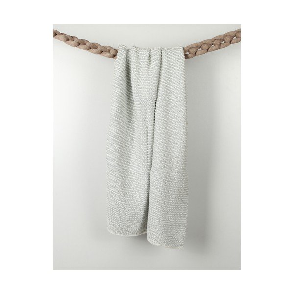 Svetlosivá bavlnená detská deka Homemania Decor Lucky 90 x 90 cm-image-1