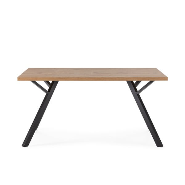 Jedálenský stôl s doskou z dubového dreva v prírodnej farbe 90x160 cm Marion – Marckeric