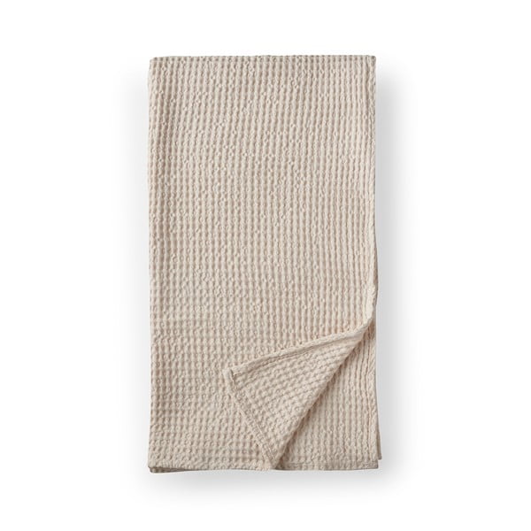 Béžová bavlnená deka 150x200 cm Jaipur Chunky Waffle – Pineapple Elephant