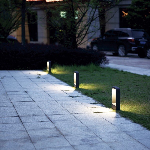 Čierne vidiecke svietidlo SULION Cobaqua, 30 × 16 cm-image-1