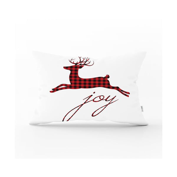 Vianočná obliečka na vankúš Minimalist Cushion Covers Mr. Rudolph, 35 x 55 cm