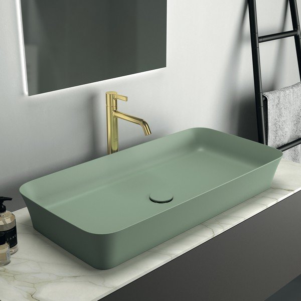 Zelené keramické umývadlo 80x40 cm Ipalyss – Ideal Standard-image-1