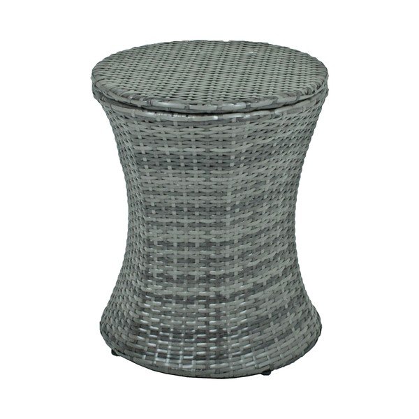 Okrúhly záhradný barový stolík z umelého ratanu ø 45 cm Mumbai – Garden Pleasure