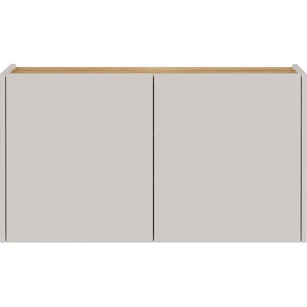 Krémovobiela závesná skrinka v dekore duba 93x52x29 cm Libbiano – Germania-image-2