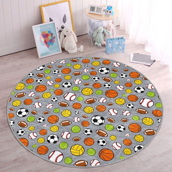 Detský koberec ø 80 cm Comfort – Mila Home-image-2