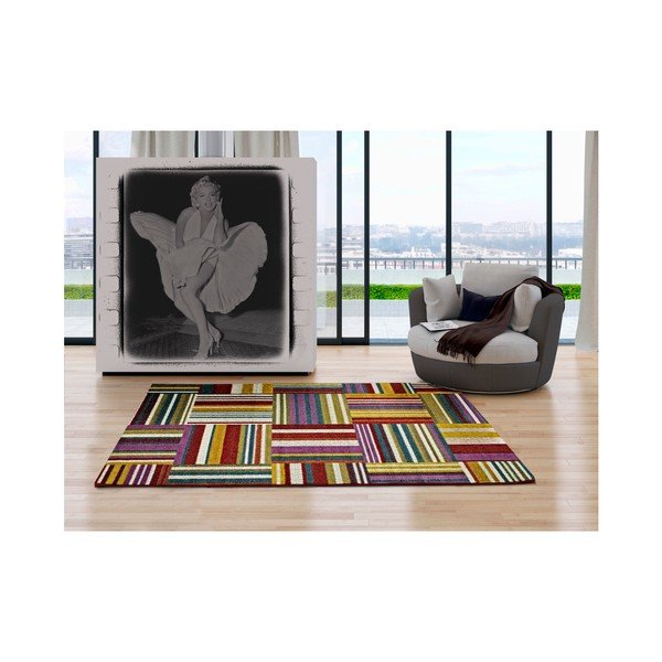 Koberec vhodný aj do exteriéru Universal Lenny Multi Duro, 80 x 150 cm-image-1