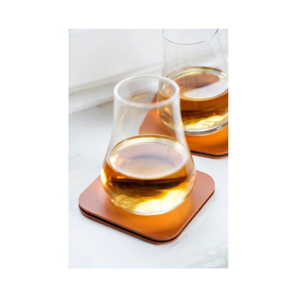 Pohár s tanierikom/stojanom na whiskey Sagaform Whiskey Tasting Set-image-2