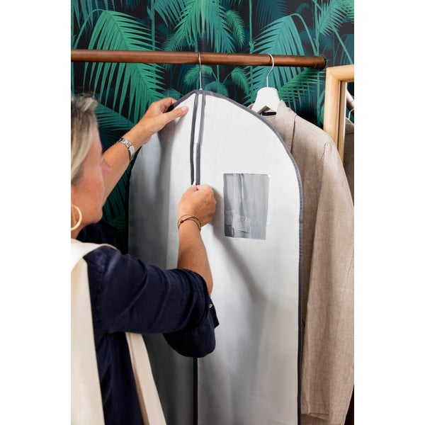 Biely závesný obal na oblečenie Compactor Suit Bag White-image-1