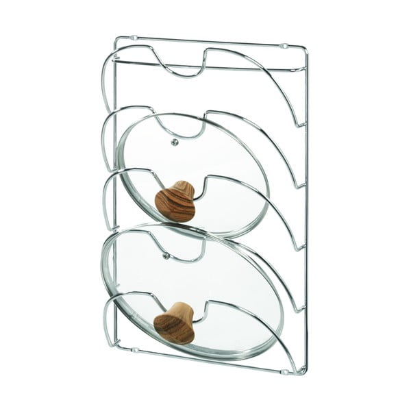 Nástenný oceľový držiak na pokrievky Classico – iDesign-image-2