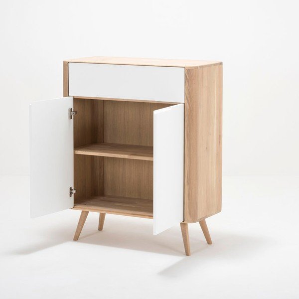 Komoda z dubového dreva Gazzda Ena One, 90 × 42 × 110 cm-image-1