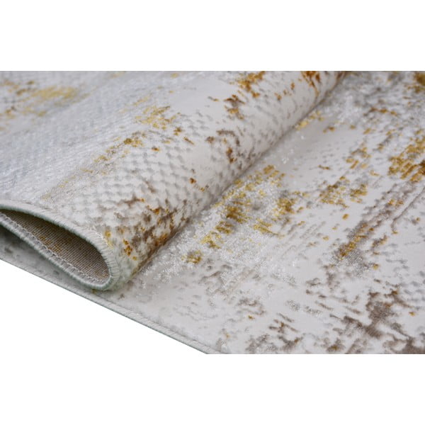 Krémovobiely/v zlatej farbe prateľný koberec 120x180 cm Gold – Vitaus-image-2