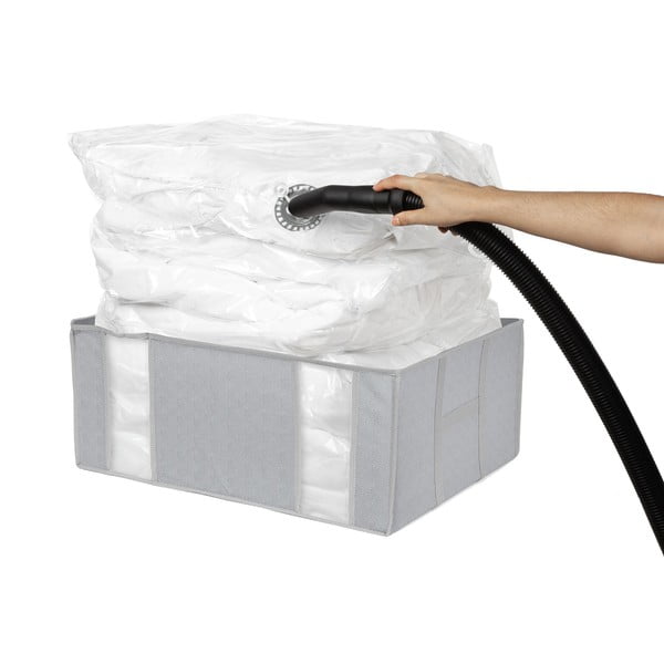 Vákuový vystužený látkový úložný box na oblečenie Boston – Compactor