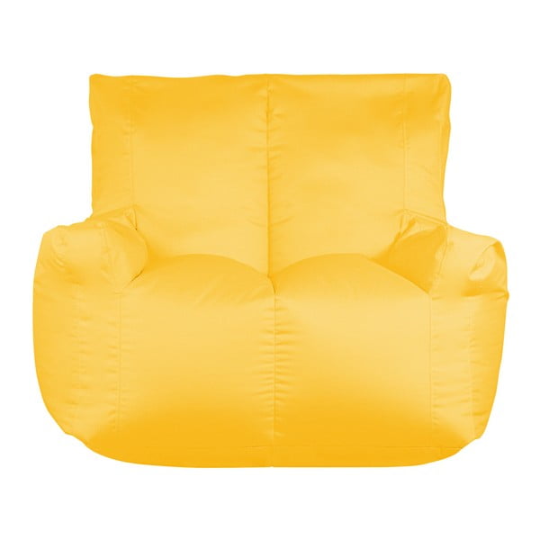 Žltý sedací vak pre dvoch Sit and Chill Coron