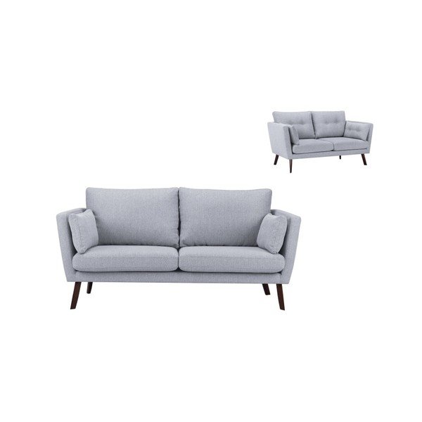 Svetlosivá trojmiestna pohovka Mazzini Sofas Elena-image-4