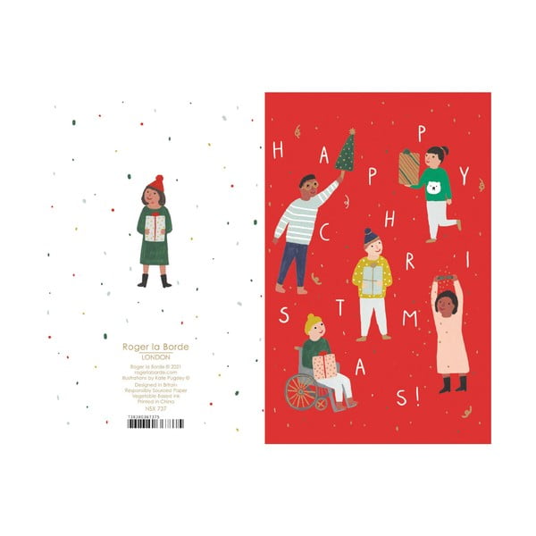 Prianie v súprave 8 ks s vianočným motívom Chicago School  – Roger la Borde-image-1