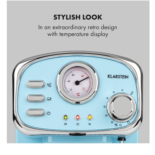 Modrý kávovar Klarstein Espressionata Gusto-image-4