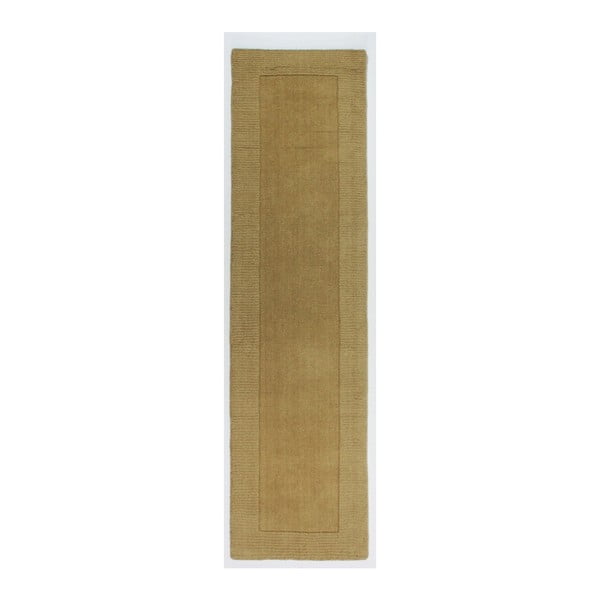 Vlnený behúň Flair Rugs Tuscany Sienna Ochre, 60 × 230 cm