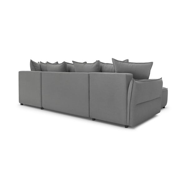 Svetlosivá rozkladacia rohová pohovka (pravý roh) Leon – Bobochic Paris-image-3