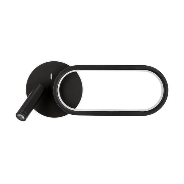 Čierne LED nástenné svietidlo Monet – Candellux Lighting