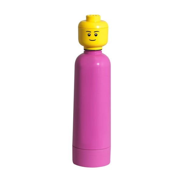 Fľaša Lego, ružová
