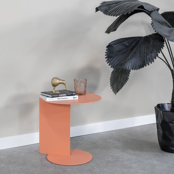 Kovový okrúhly odkladací stolík ø 40 cm Salsa – Spinder Design-image-1