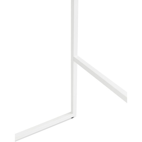 Čierny barový stôl s bielymi nohami Kokoon Tikafe, výška 105 cm-image-4