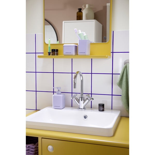 Fialový dávkovač mydla z polyresínu 380 ml Tom Tailor T-Rounded – Wenko-image-1