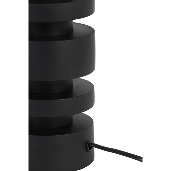 Matne čierny podstavec stolovej lampy 40 cm Desley – Light & Living-image-3