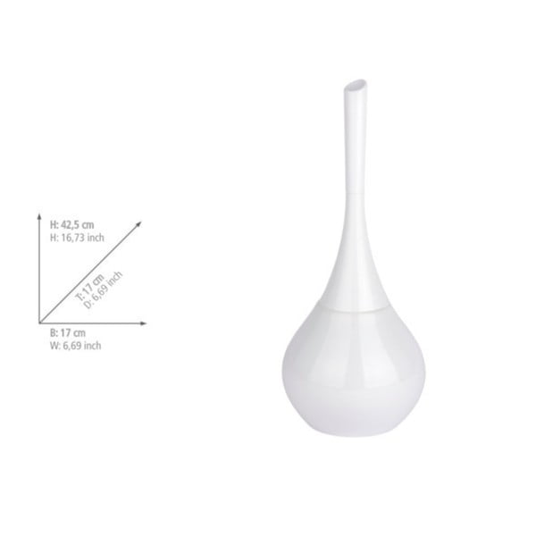 Biela toaletná kefa Wenko Flakón-image-2