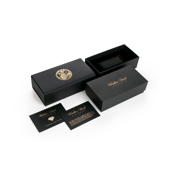 Dámske hodinky s 1 diamantom a remienkom z antikoro ocele Walter Bach Diamond-image-2