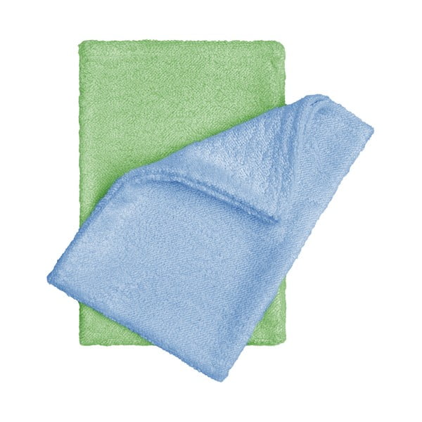 Súprava 2 bambusových detských uteráčikov v zelenej a modrej farbe T-TOMI