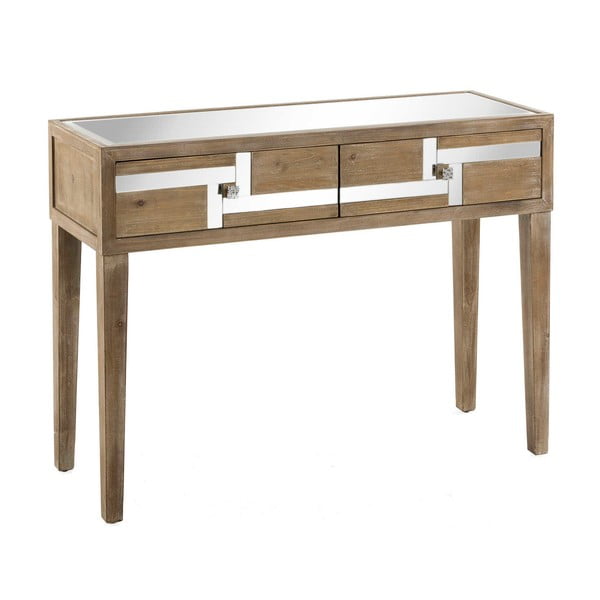 Konzolový stolík z jedľového dreva Tropicho Mirror